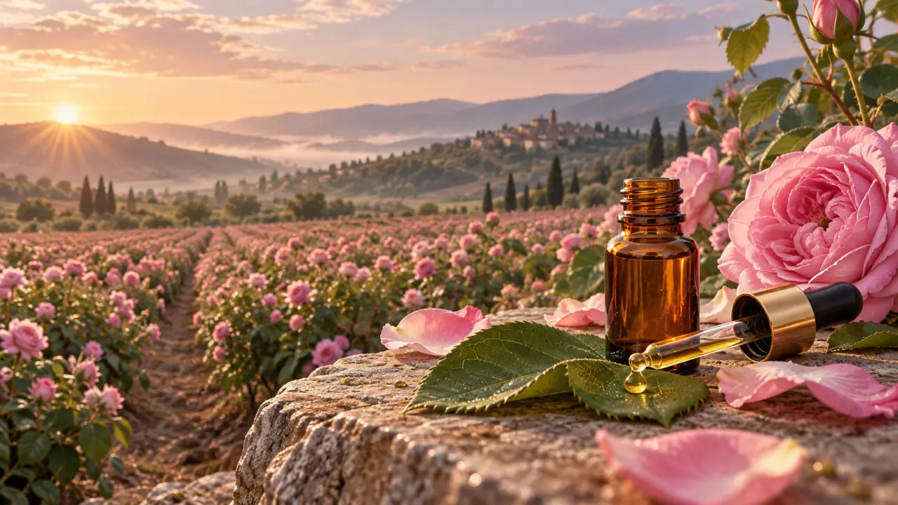 Huile essentielle de rose de Damas : 5 % suffit pour la peau