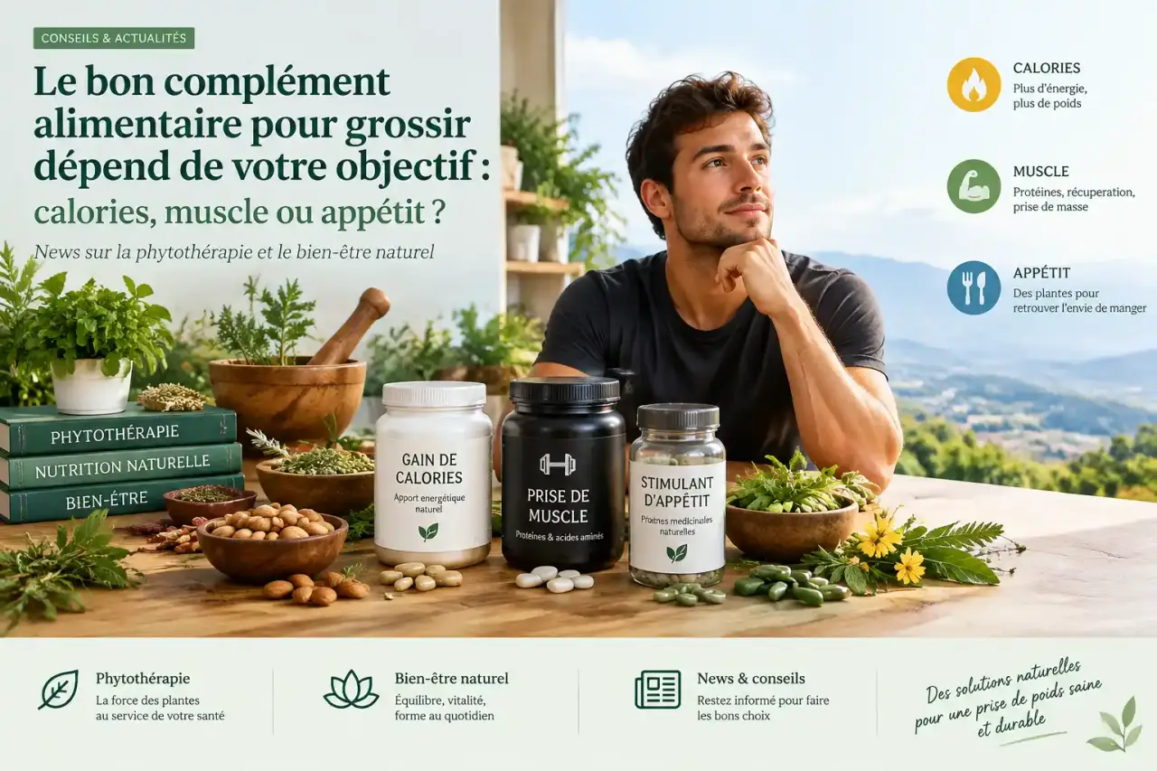 Le bon complément alimentaire pour grossir dépend de votre objectif : calories, muscle ou appétit