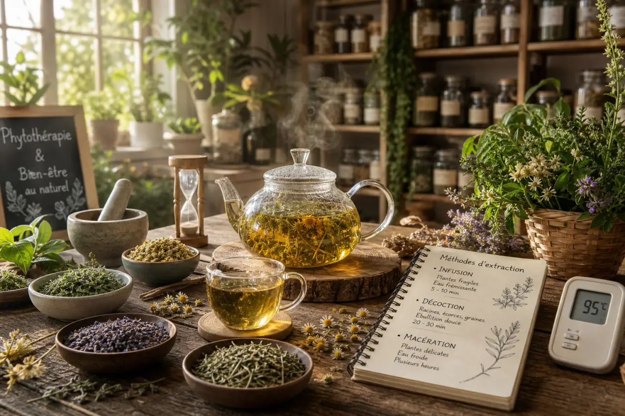 Réussir sa tisane : méthodes d'extraction et secrets pour préserver les principes actifs