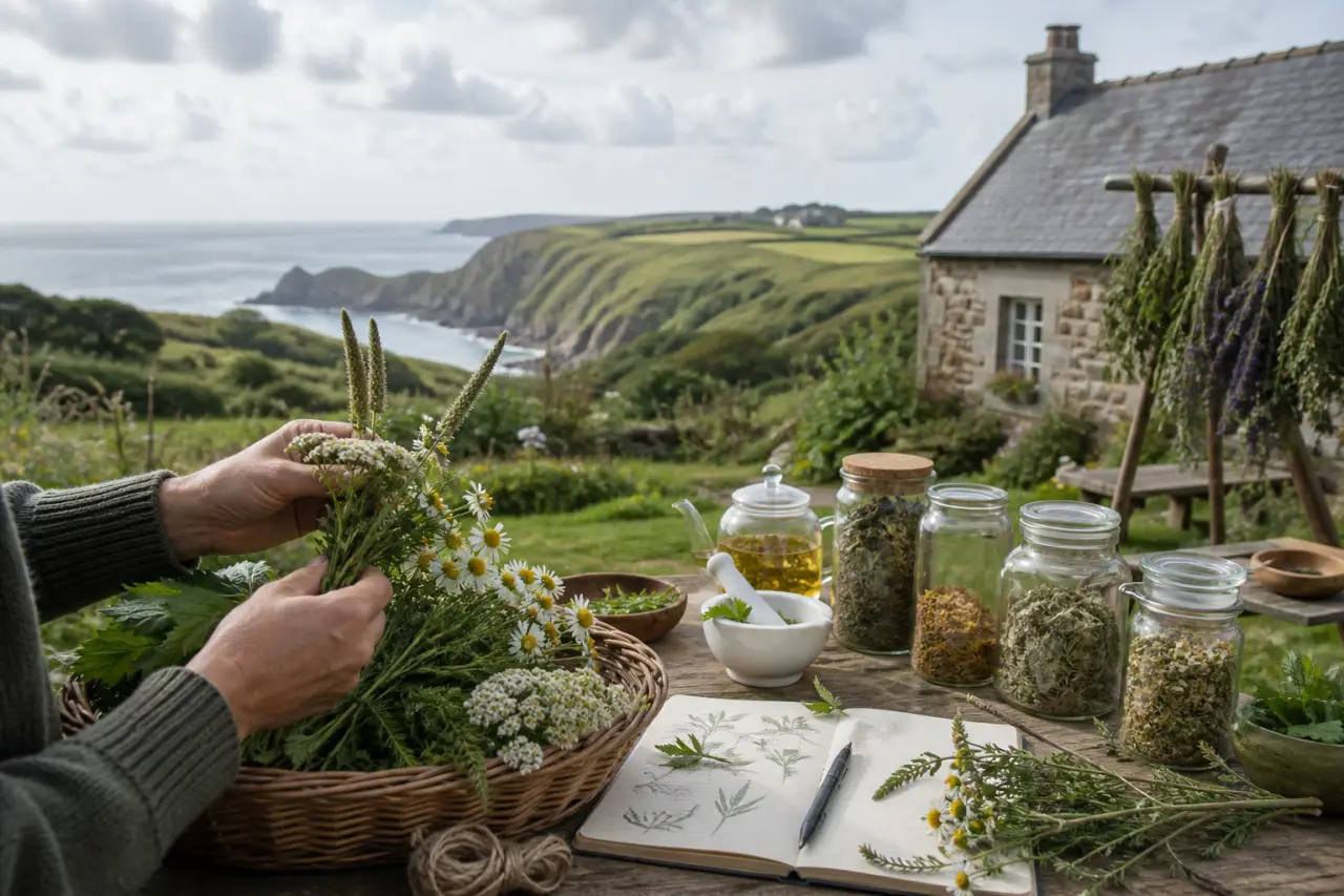 Cueillir sans se tromper, transformer sans improviser : les plantes médicinales de Bretagne