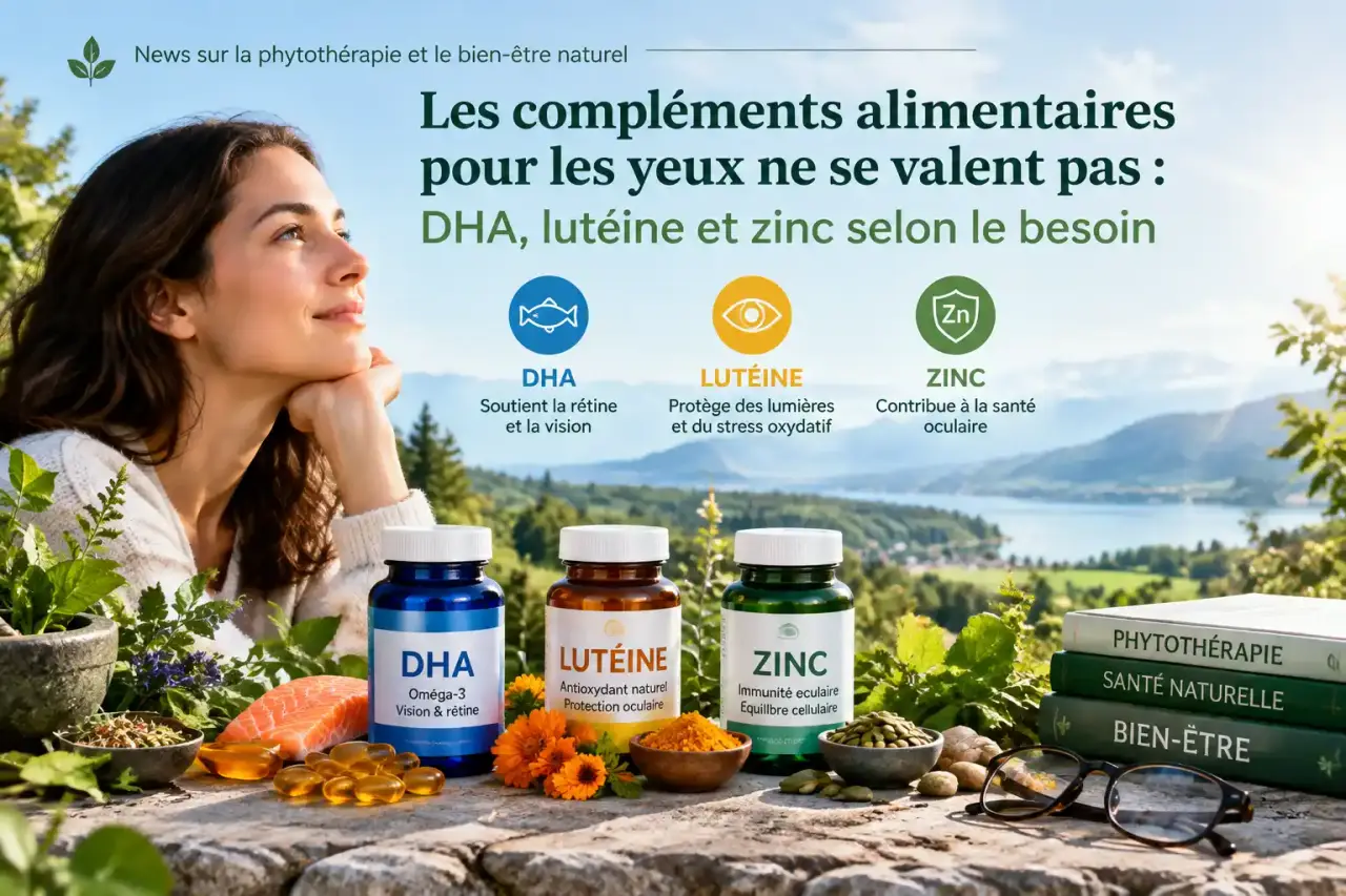 Les compléments alimentaires pour les yeux ne se valent pas : DHA, lutéine et zinc selon le besoin