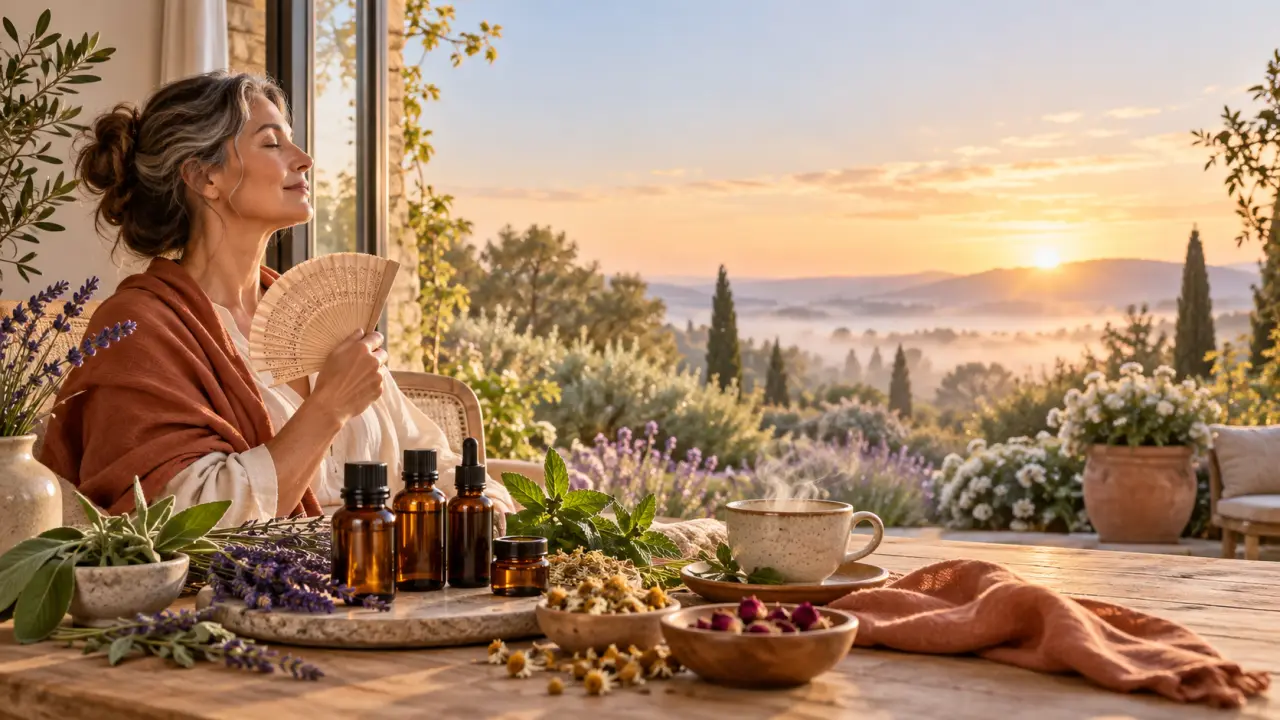 Bouffées de chaleur : protocoles d'aromathérapie et solutions naturelles