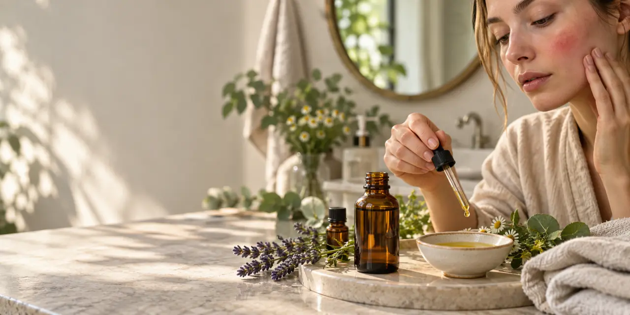 Huile essentielle anti rides : pourquoi le visage supporte mal les mélanges non dilués
