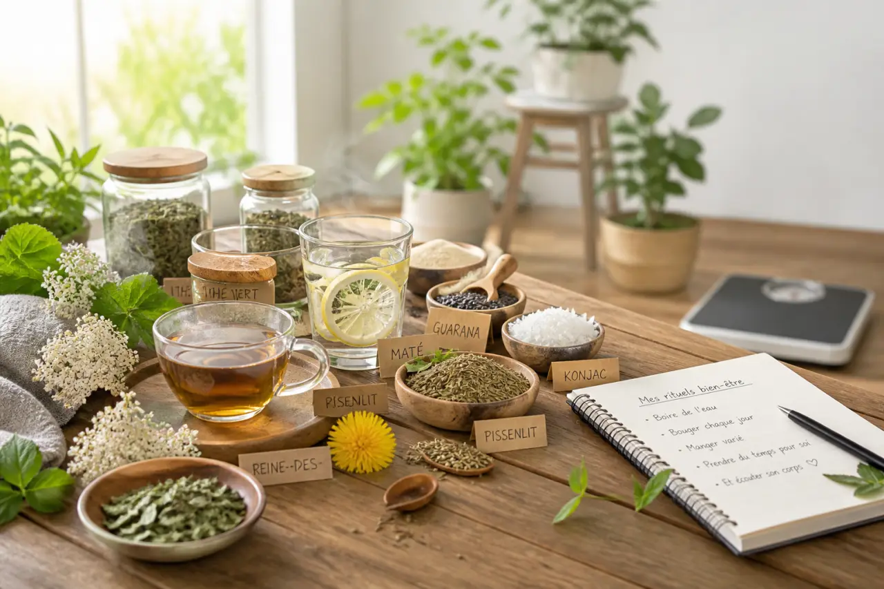 Phyto pour perdre du poids : satiété, drainage et plantes stimulantes