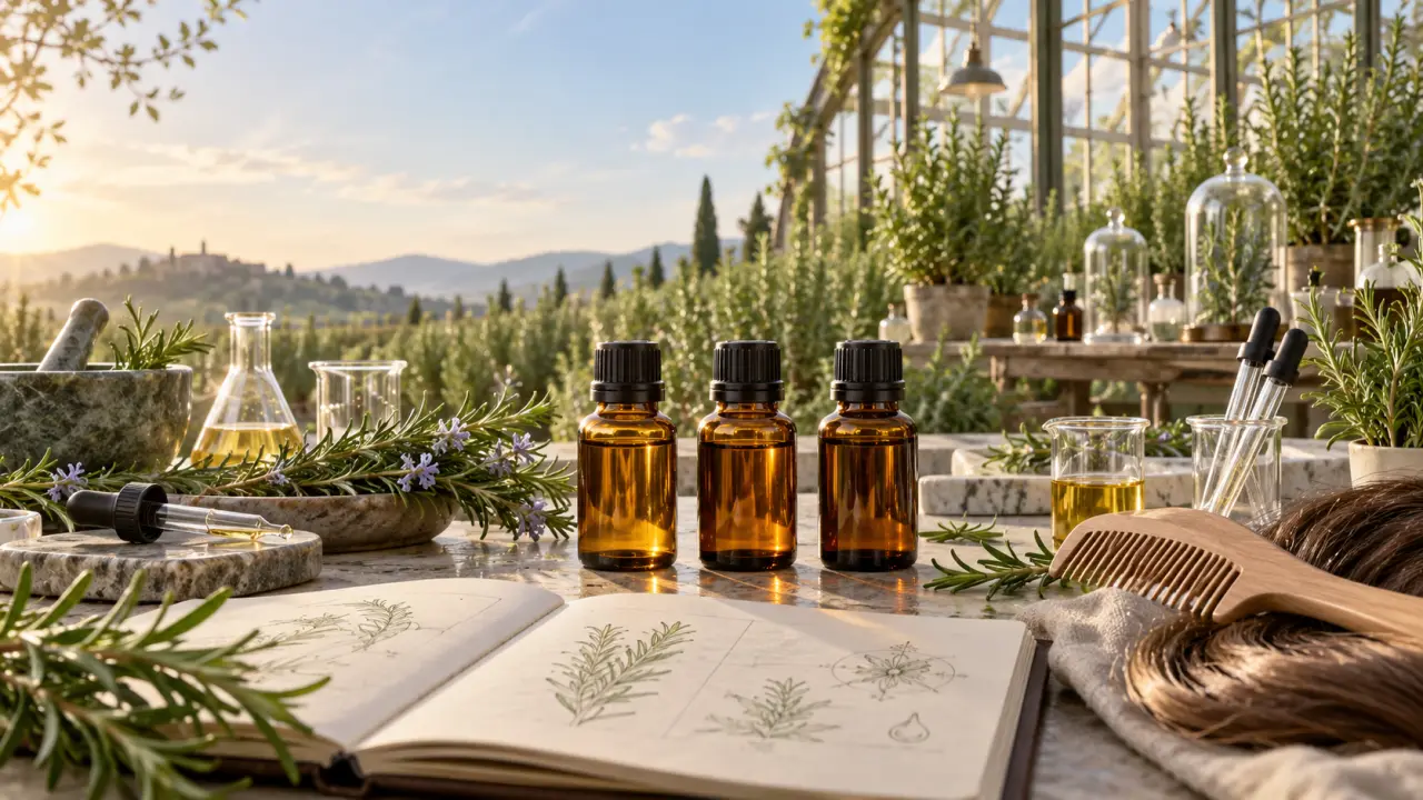 Huiles essentielles de romarin pour les cheveux : choisissez le chémotype avant la dose